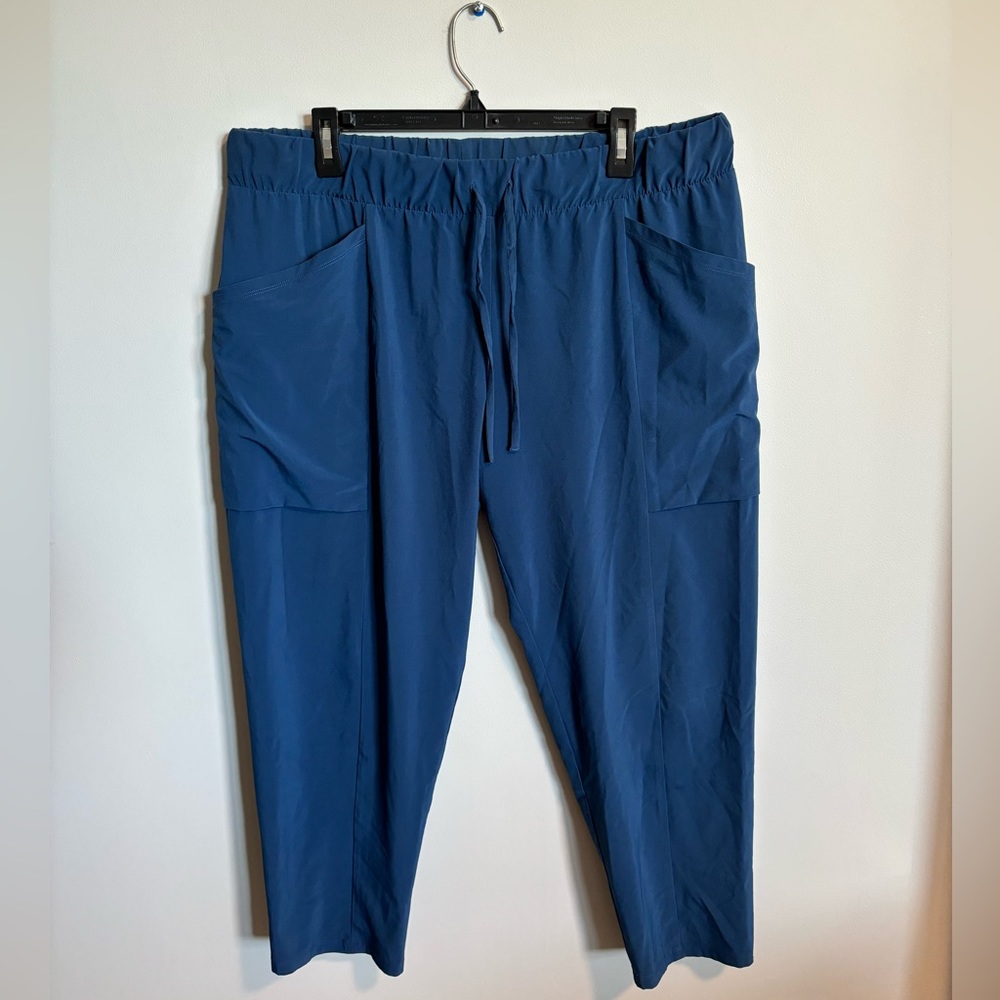 Teal Straight Leg All in Motion Pants